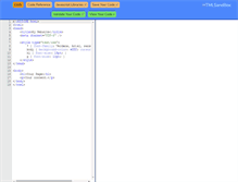 Tablet Screenshot of htmlsandbox.com